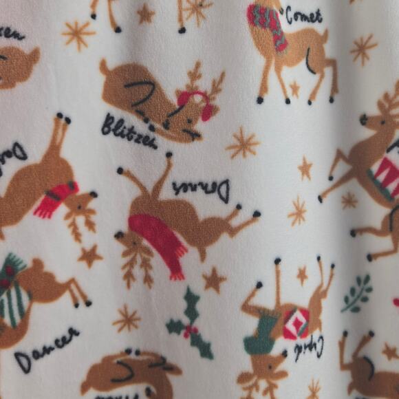 Issac Mizrahi Pajama Pants Reindeer Christmas Soft Size XS - Picture 5 of 8